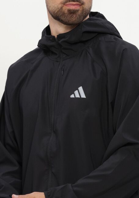 Schwarze ADIDAS Jack RUN ESS JKT M - large