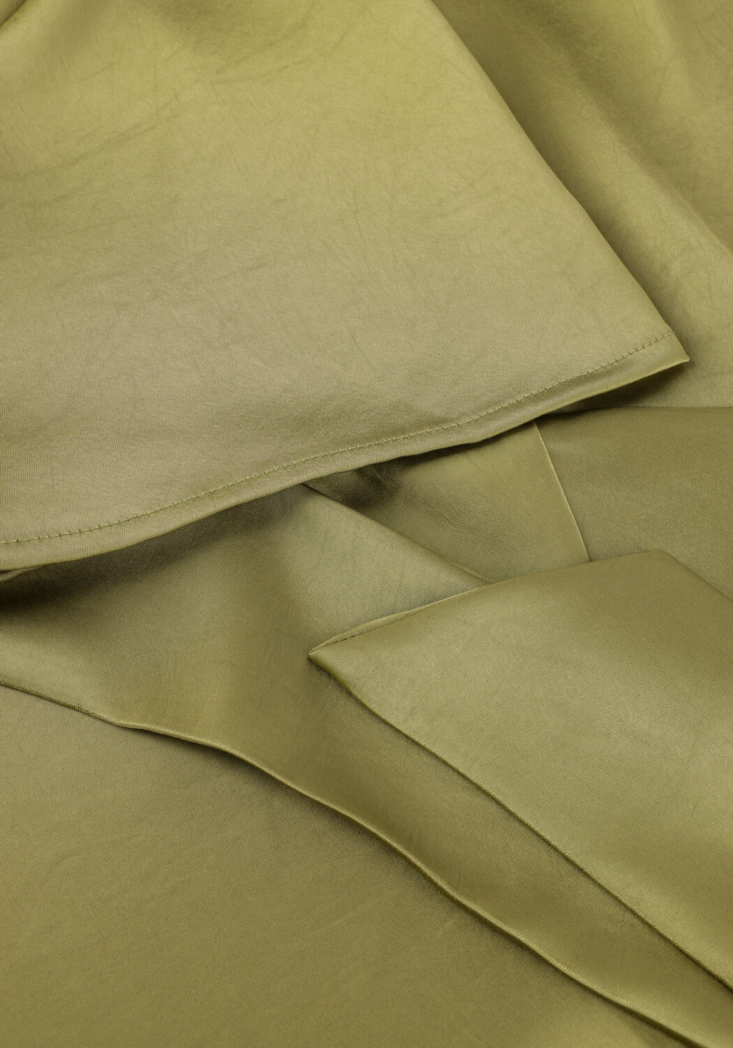 Olive NEO NOIR Blusen CASADIA HEAVY SATEEN BLOUSE - large