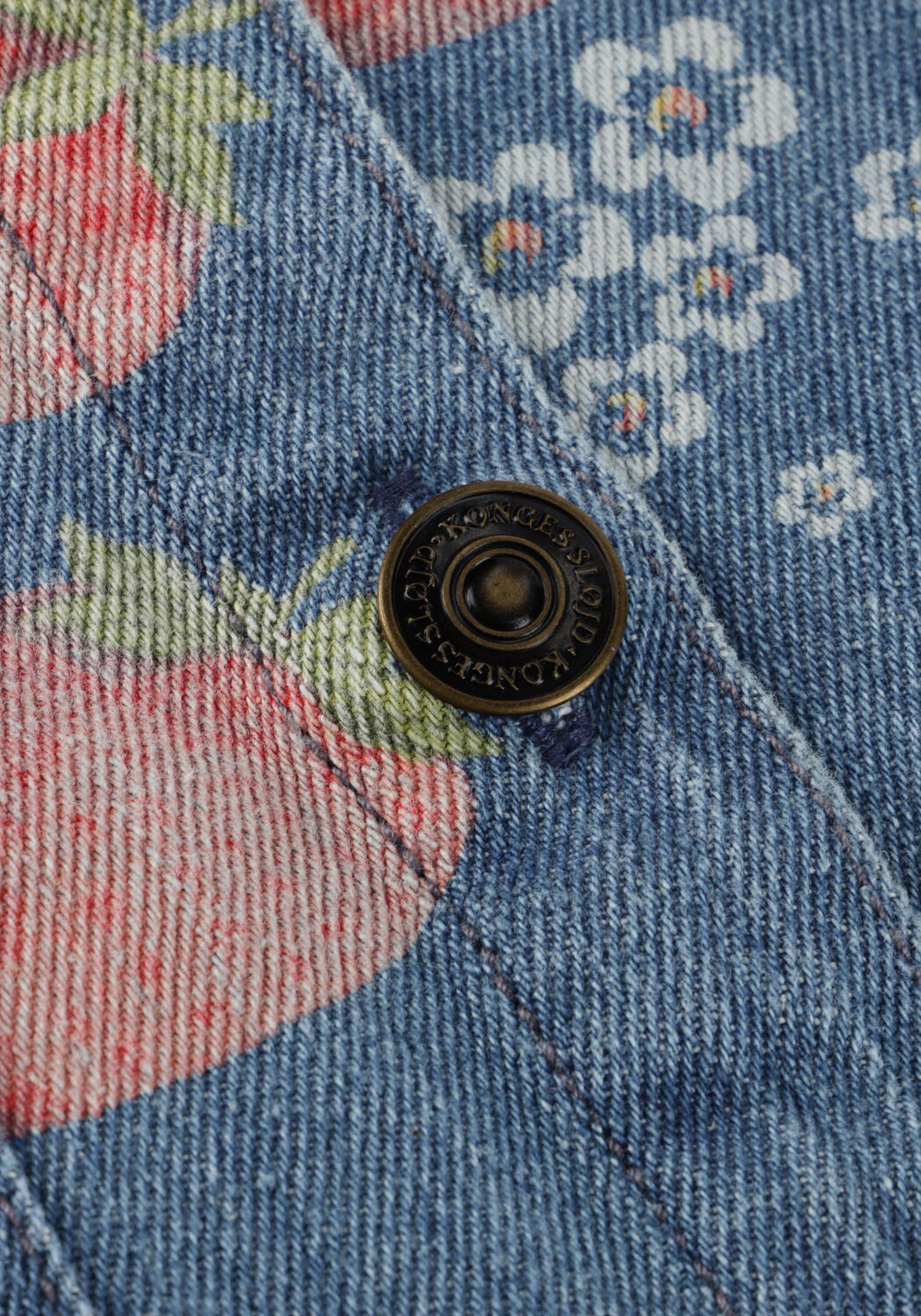 Blaue KONGES SLOJD Minirock MAGOT SKIRT GOTS - large