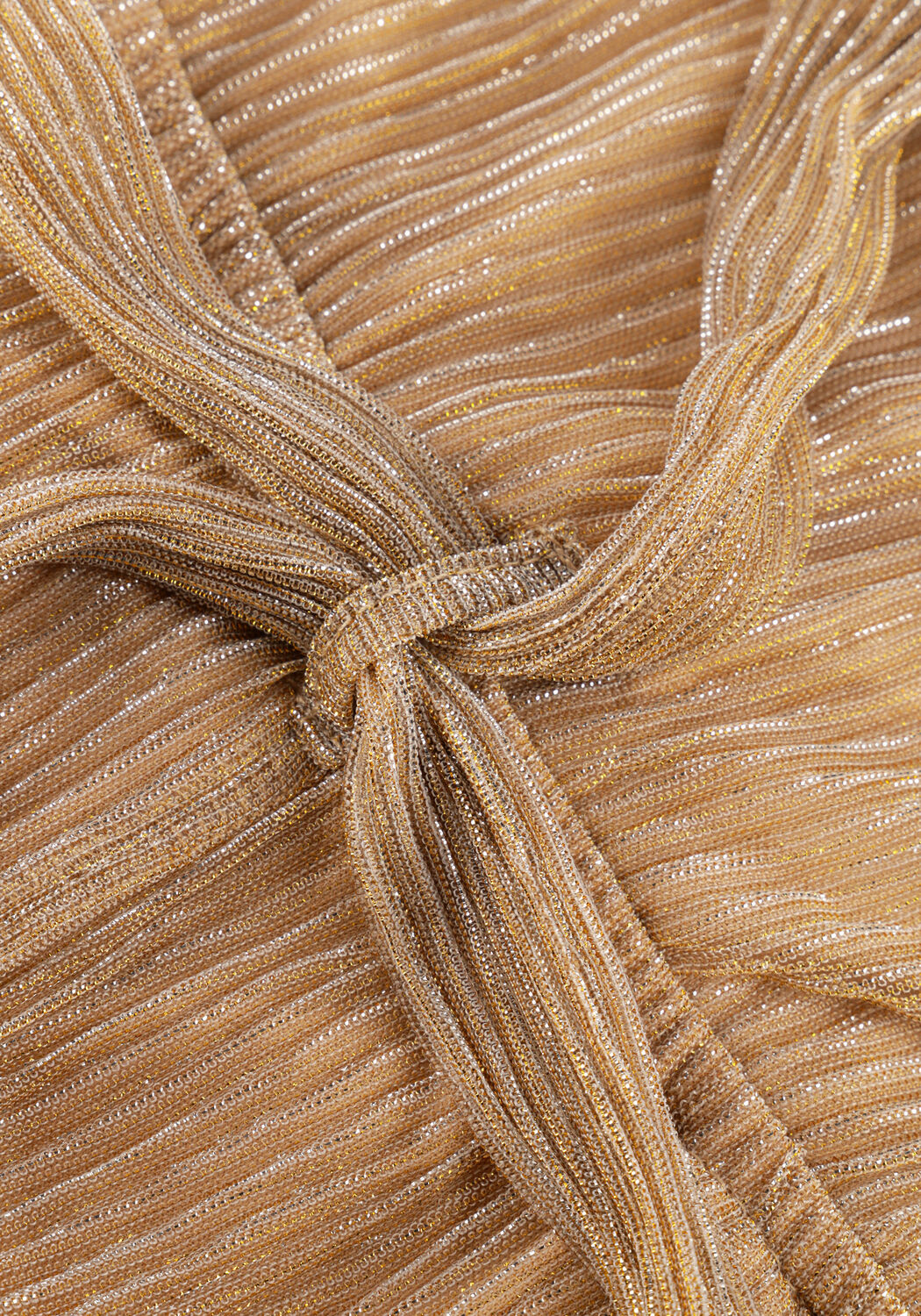 Beige LIKE FLO Jumpsuit BELLU FLO METALLIC JUMPSUIT - large