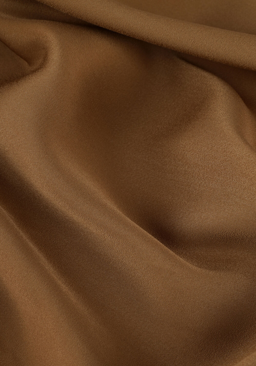 Camelfarbene SECOND FEMALE Midikleid MINGAI DRESS - large