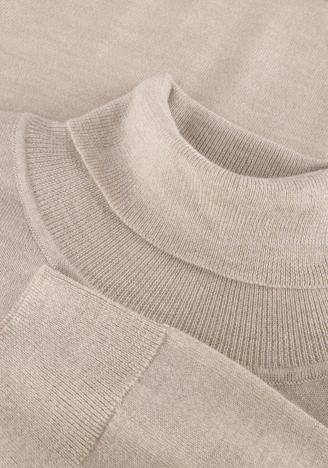 Beige PROFUOMO Rollkragenpullover PULLOVER ROLL NECK MERINO - large
