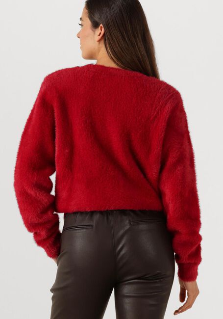 Rote ALIX THE LABEL Pullover LADIES KNITTED MOHAIR PULLOVER - large