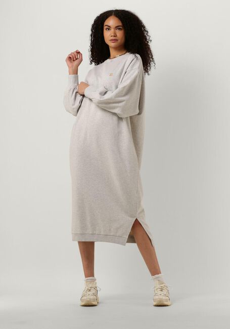Graue BY-BAR Midikleid BIBI SWEAT DRESS - large