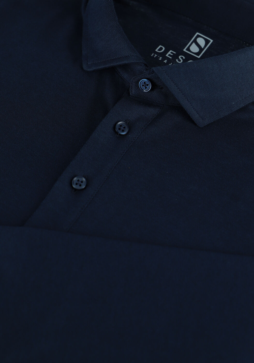 Blaue DESOTO Polo-Shirt POLO CASUAL - large