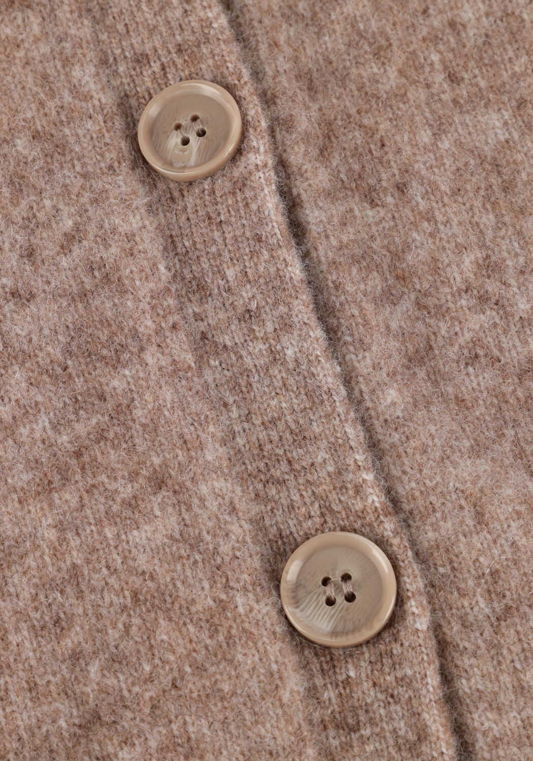 Braune SECOND FEMALE Strickjacke BANJA KNIT RAGLAN CARDIGAN - large