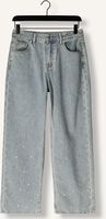 Blaue ALIX THE LABEL Straight leg jeans LADIES WOVEN EMBELLISHED DENIM PANTS Blaue ALIX THE LABEL Straight leg jeans LADIES WOVEN EMBELLISHED DENIM PANTS - medium
