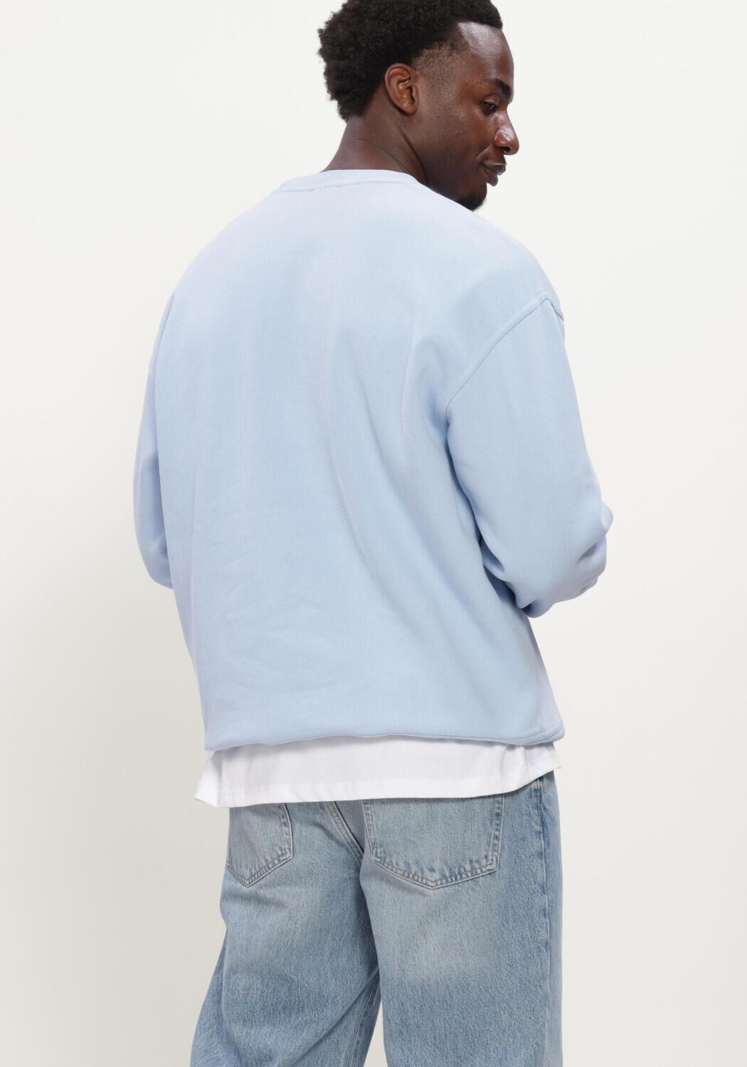 Blaue AMERICAN VINTAGE Sweatshirt PLIZZY CREW - large