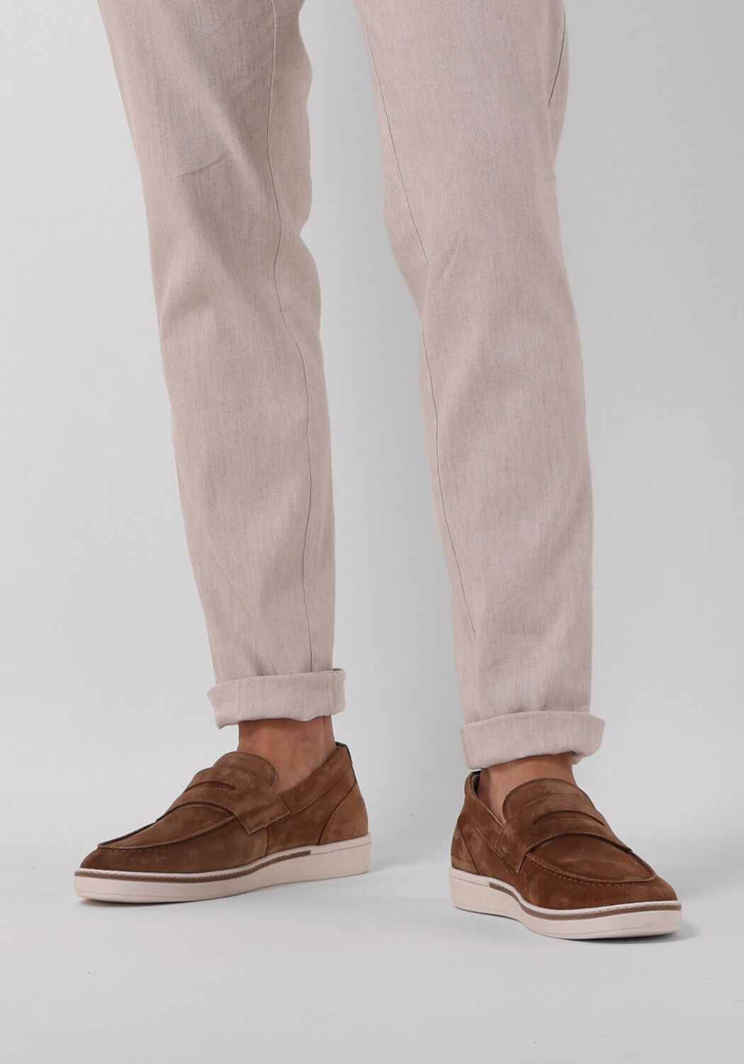 Braune VAN BOMMEL Loafer SBM-40041 - large