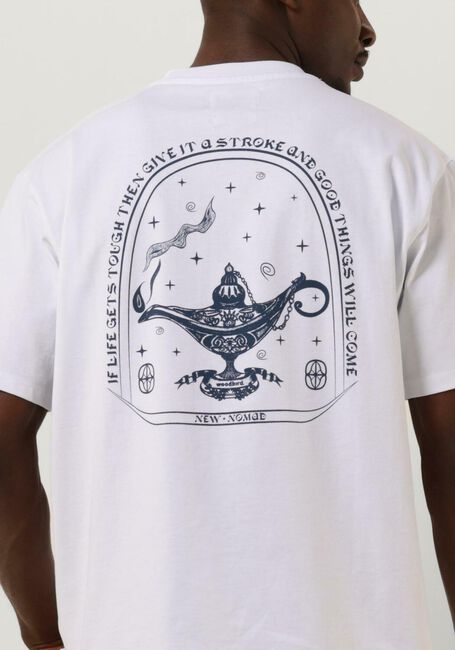 Weiße WOODBIRD T-shirt BRAINE WISH TEE - large