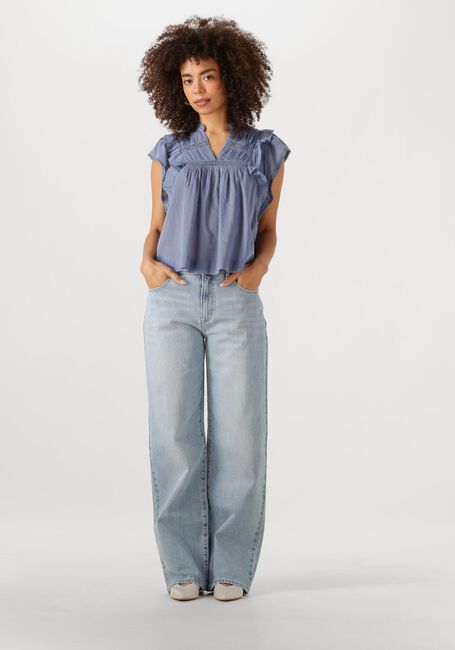 Blaue NEO NOIR Blusen JAYLA S VOILE TOP - large