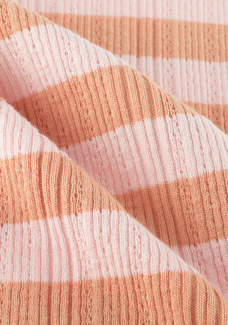 Hell-Pink DAILY7 T-shirt T-SHIRT FANCY STRIPE - large