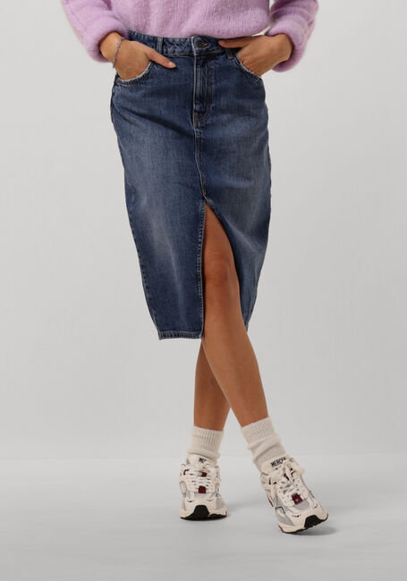 Blaue OBJECT Midirock OBJHARLOW MIDI DENIM SKIRT - large