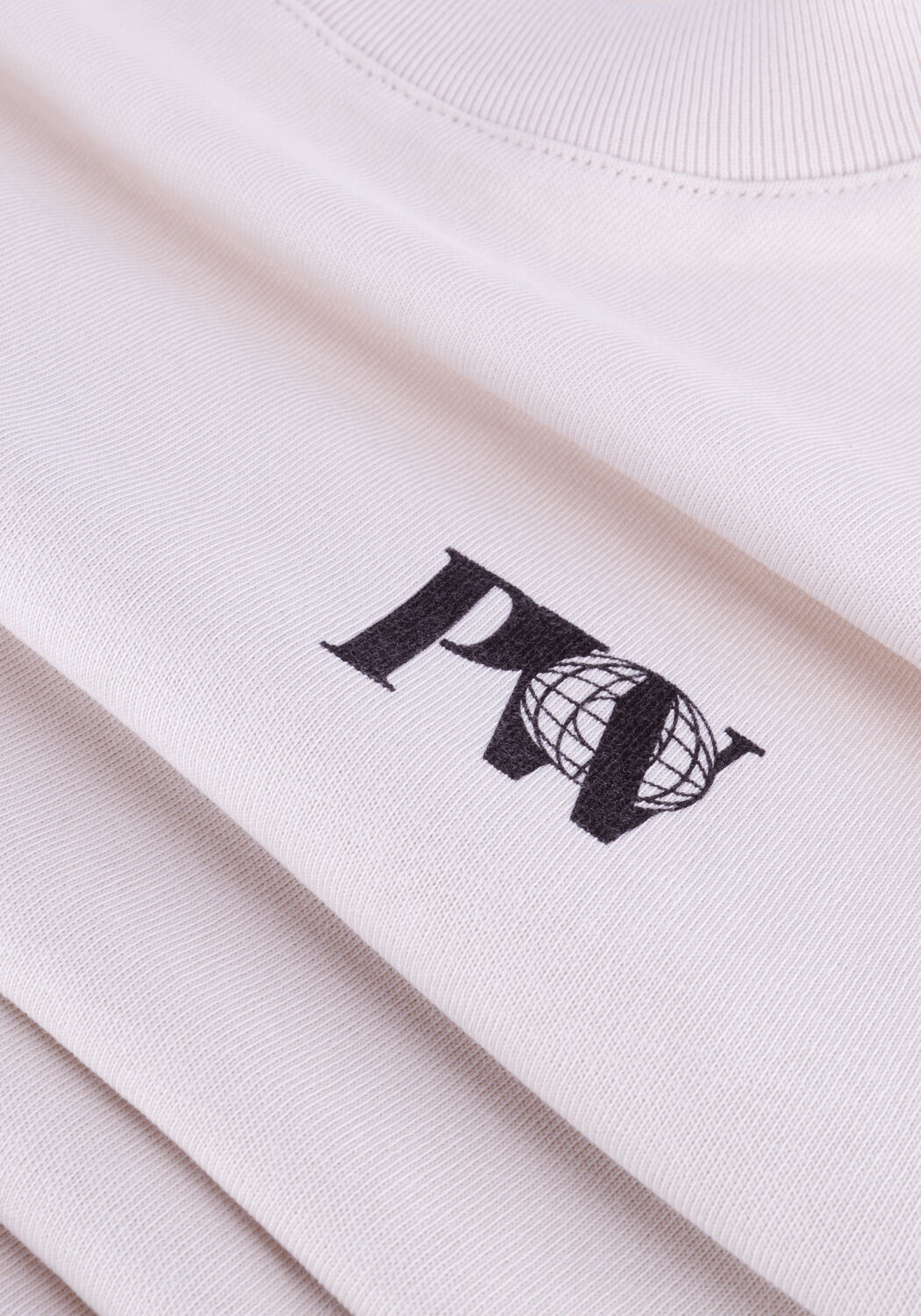 Nicht-gerade weiss PUREWHITE Polos & T-Shirts CREWNECK JERSEY LONG SLEEVE WITH GRAPHIC PRINTS - large