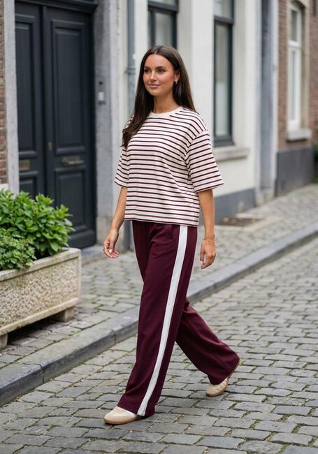 Wei&szlig;e CATWALK JUNKIE T-shirt STRIPED LOOSE FIT TSHIRT - large