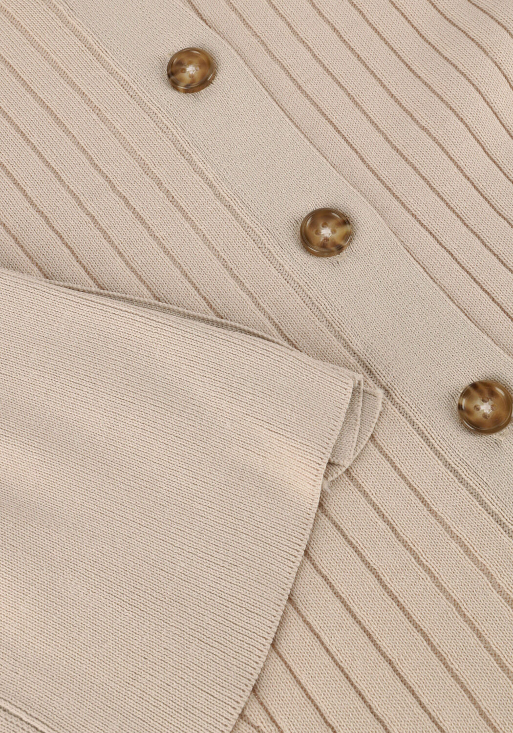 Beige SECOND FEMALE Strickjacke JAKARTA KNIT COLLAR - large