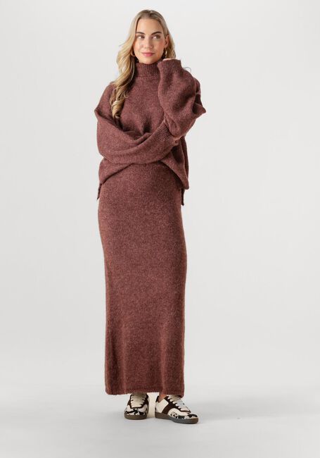 Braune YDENCE Midirock KNITTED SKIRT EVELINE - large