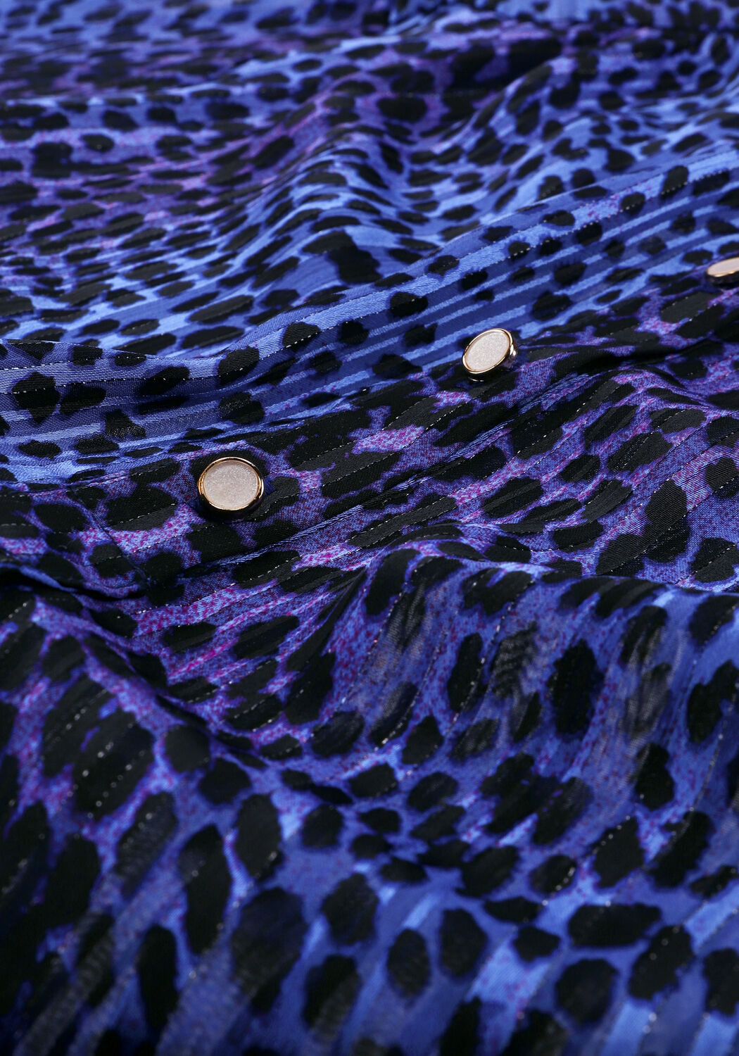 Blaue LOLLYS LAUNDRY Blusen SINGH SHIRT - large