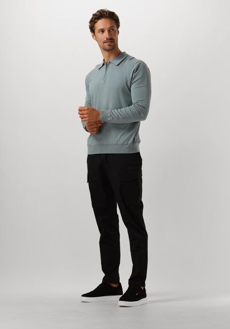 Blaue PURE PATH Polo-Shirt REGULAR FIT KNITWEAR POLO806 - large