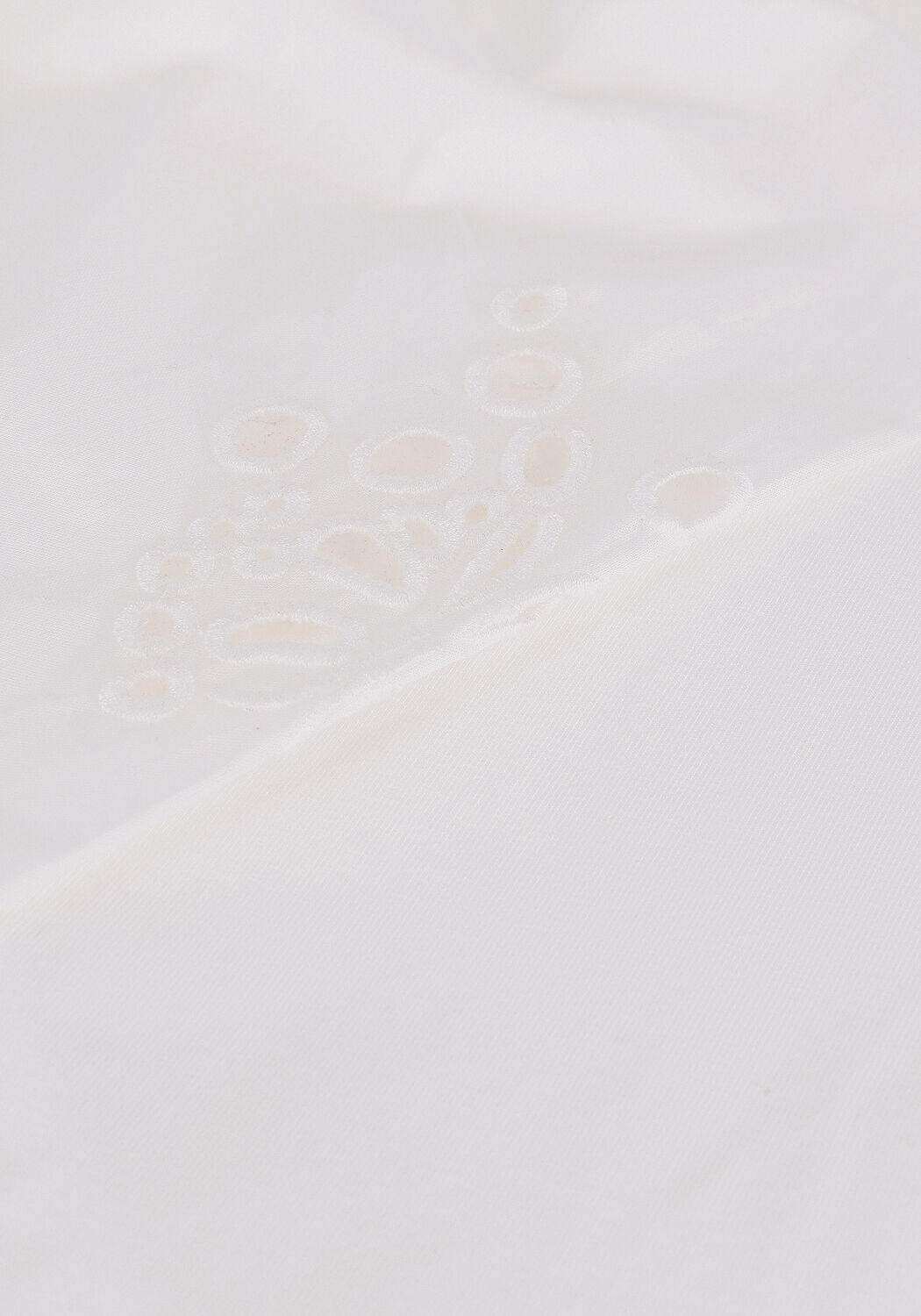 Nicht-gerade weiss JANSEN AMSTERDAM Top TOP WITH EMBROIDERY ON SLEEVE - large