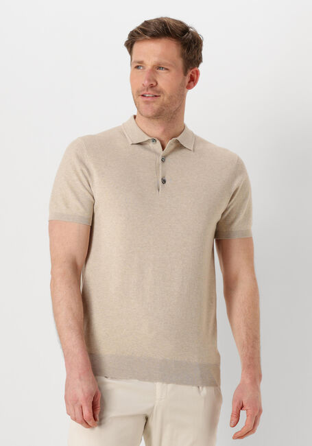 Beige PROFUOMO Polo-Shirt POLO SHORT SLEEVE - large