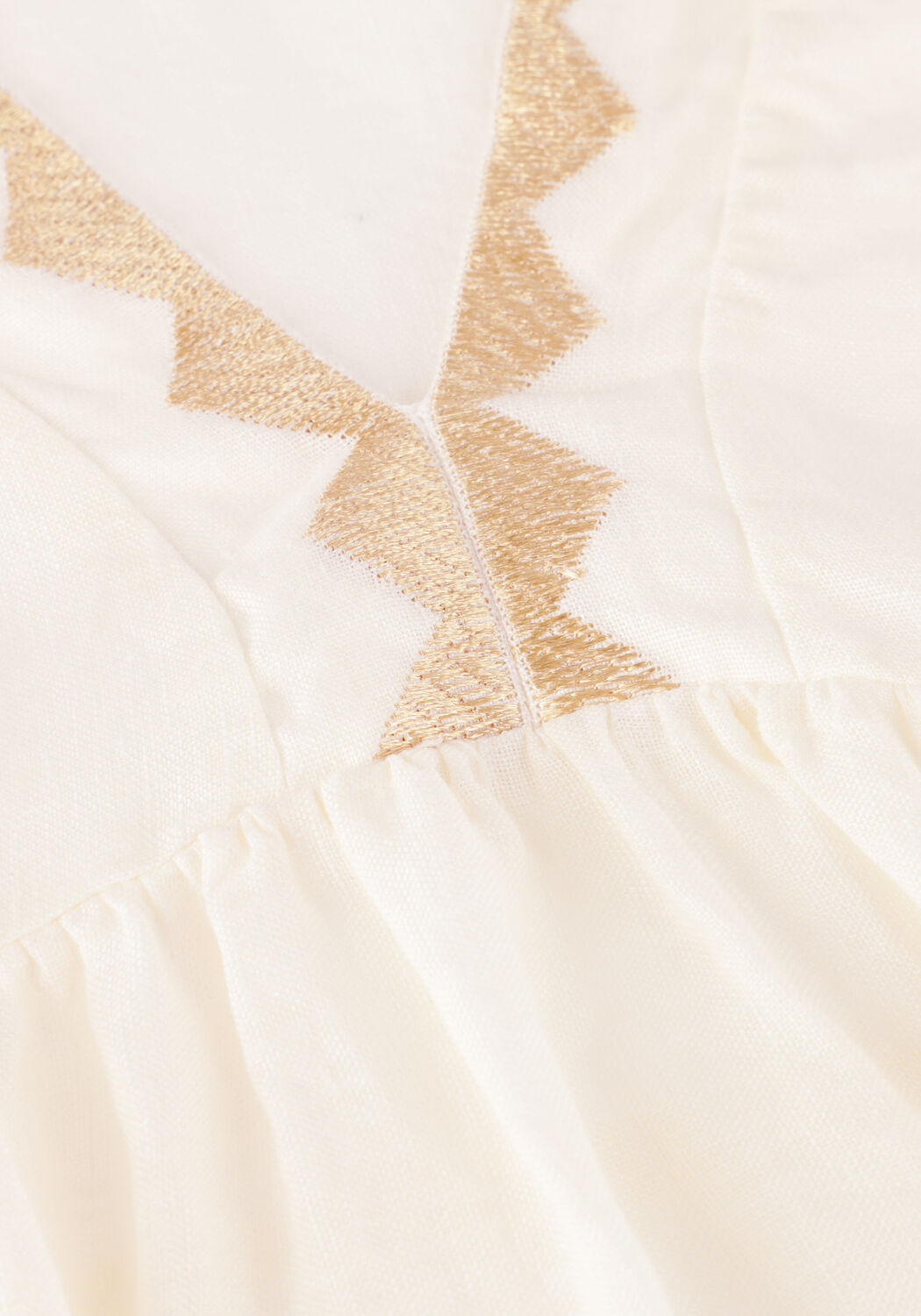 Ecru GREEK ARCHAIC KORI Minikleid 231114 - large