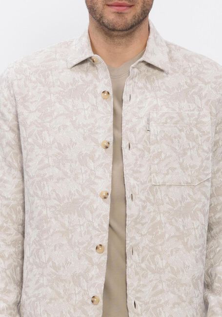 Wei&szlig;e CAST IRON Overshirts LONG SLEEVE SHIRT JACQUARD 2 TONE - large