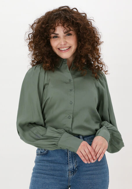 Grüne MSCH COPENHAGEN Blusen ALIVIA STEPHIE LS SHIRT - large