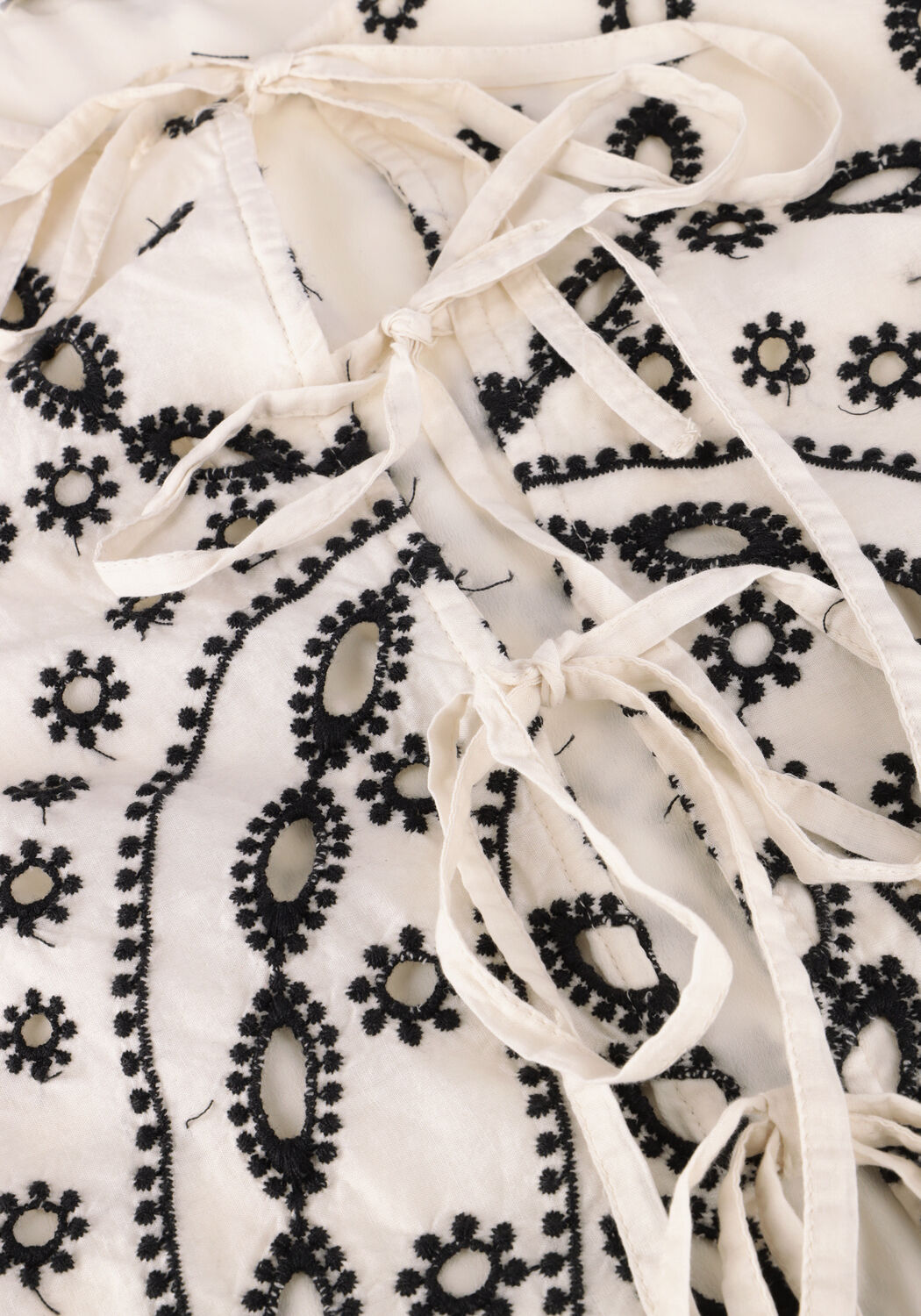 Ecru ROUGE EDIT Top ROUBRODIE LS O-NECK TOP - large