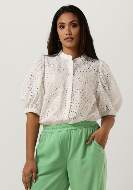 Weiße SUMMUM Bluse BLOUSE CHIFFLY EMBROIDERY - large