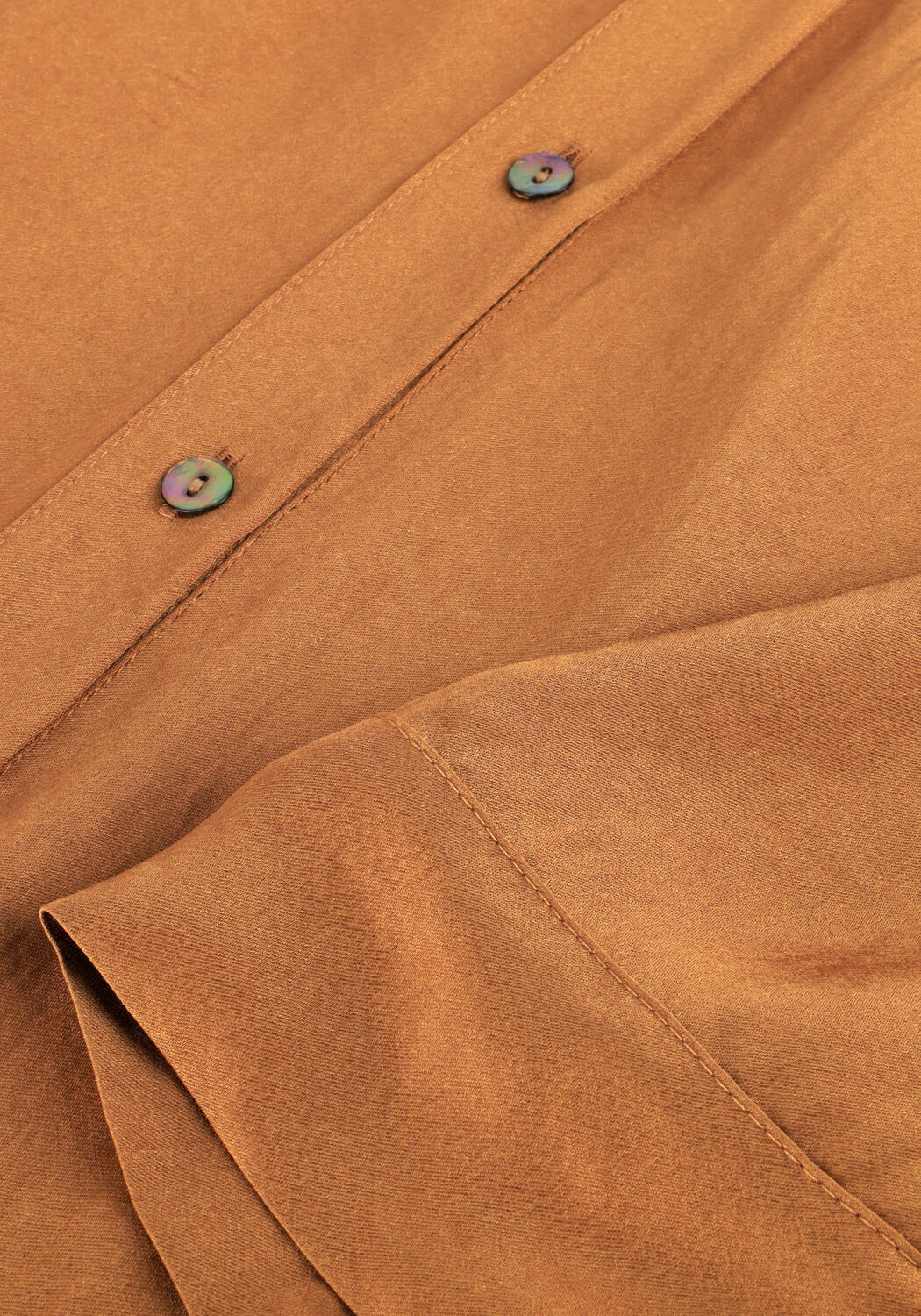 Braune SUMMUM Midikleid DRESS SILKY TOUCH - large