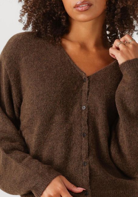 Braune MSCH COPENHAGEN Strickjacke MSCHMILANIA HOPE CARDIGAN - large