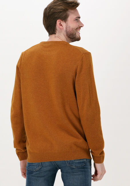 Orangene LYLE & SCOTT Pullover CREW NECK LAMBSWOOL BLEND JUMP - large