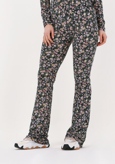 Mehrfarbige/Bunte COLOURFUL REBEL Schlaghose VINTAGE FLORAL PEACHED FLARE PANTS - large
