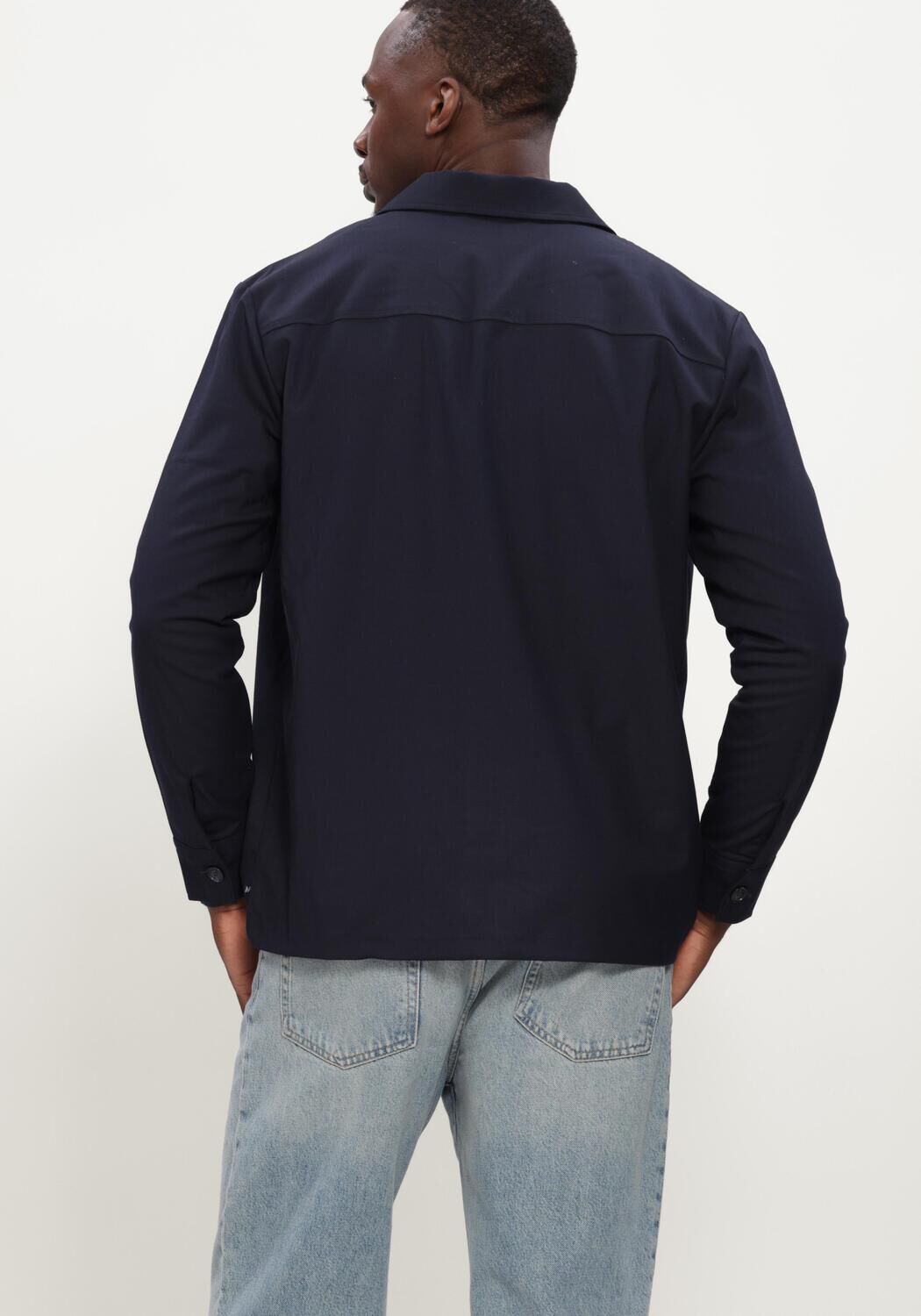 Dunkelblau MATINIQUE Overshirt MADAMO - large