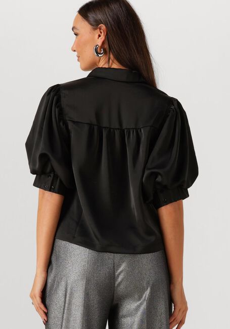 Schwarze NEO NOIR Top ETTA HEAVY SATEEN SHIRT - large