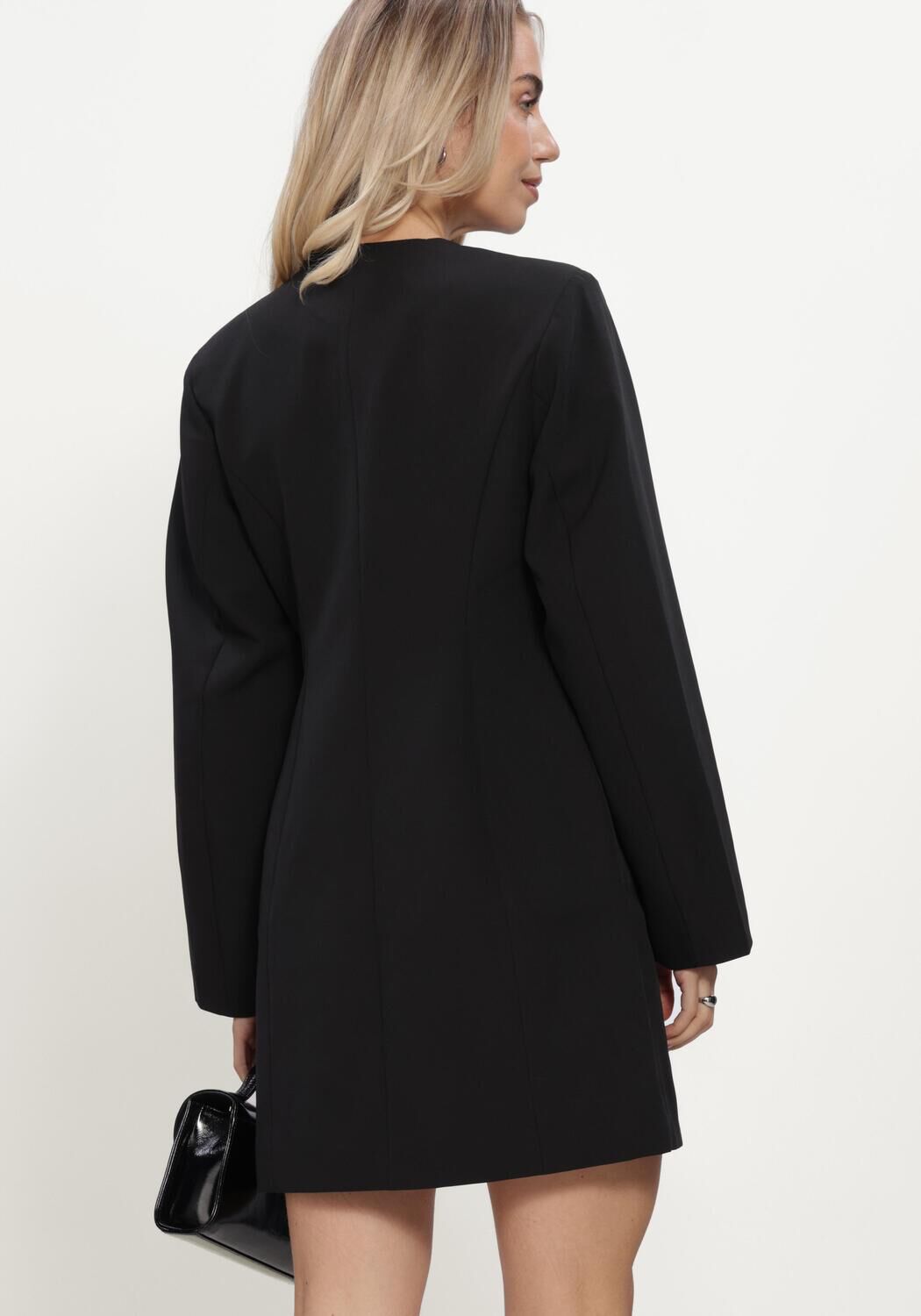 Schwarze Y.A.S. Blazer YASLAULIN SCULPTED BLAZER DRESS S - large