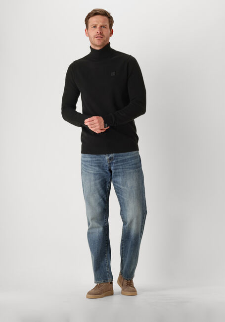 Schwarze BUTCHER OF BLUE Rollkragenpullover CLIFDEN COLL - large