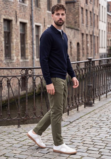 Dunkelblau PROFUOMO Pullover LUXURY BASIC - large