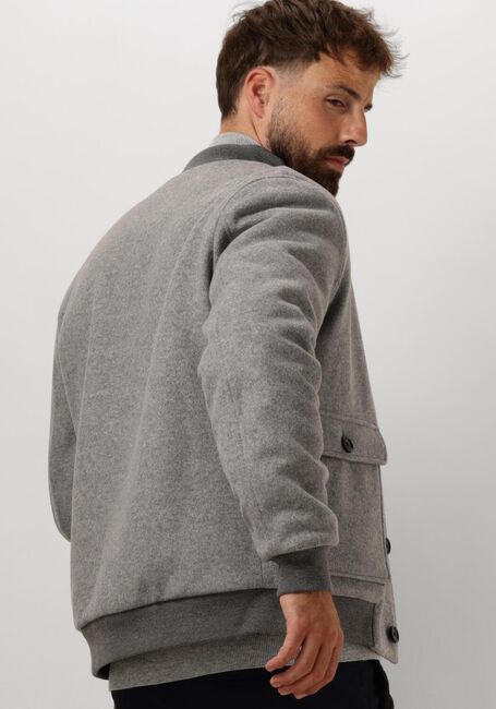 Graue PROFUOMO Jack OUTERW BMBR KNIT JACK - large