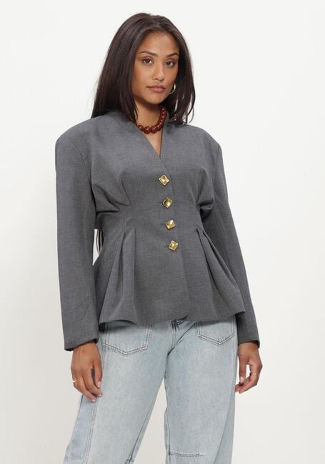 Graue HAUTE L'AMITI&Eacute; Blazers ENNA WAIST PLEAT BLAZER - large