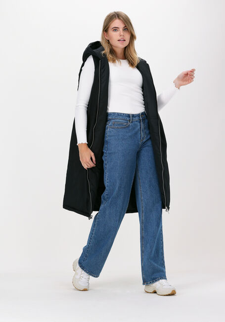 Schwarze NA-KD Bodywarmer OVERSIZED HOODED VEST - large
