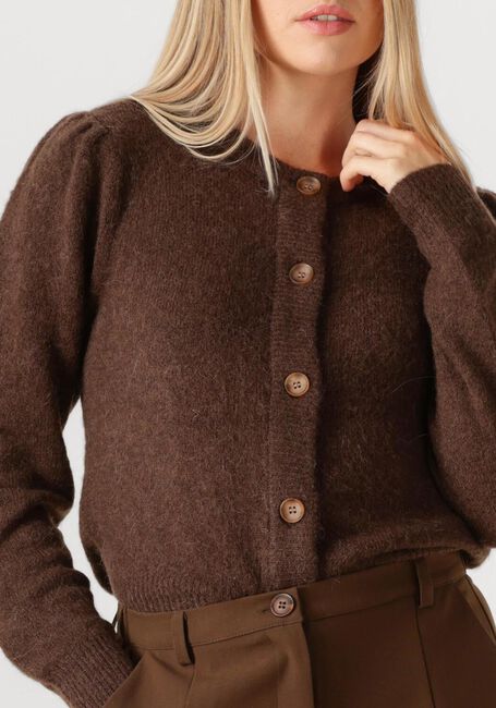 Braune MSCH COPENHAGEN Pullover MSCHMIABELLE HOPE CARDIGAN - large