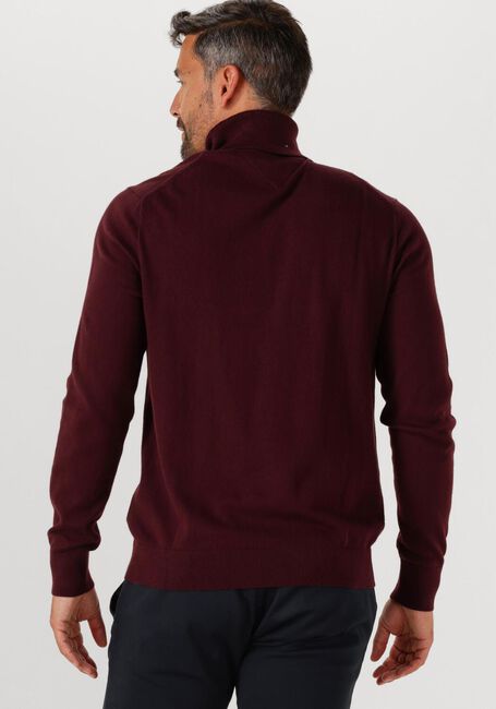 Bordeaux TOMMY HILFIGER Rollkragenpullover PIMA ORG CTN CASHMERE ROLL NECK - large