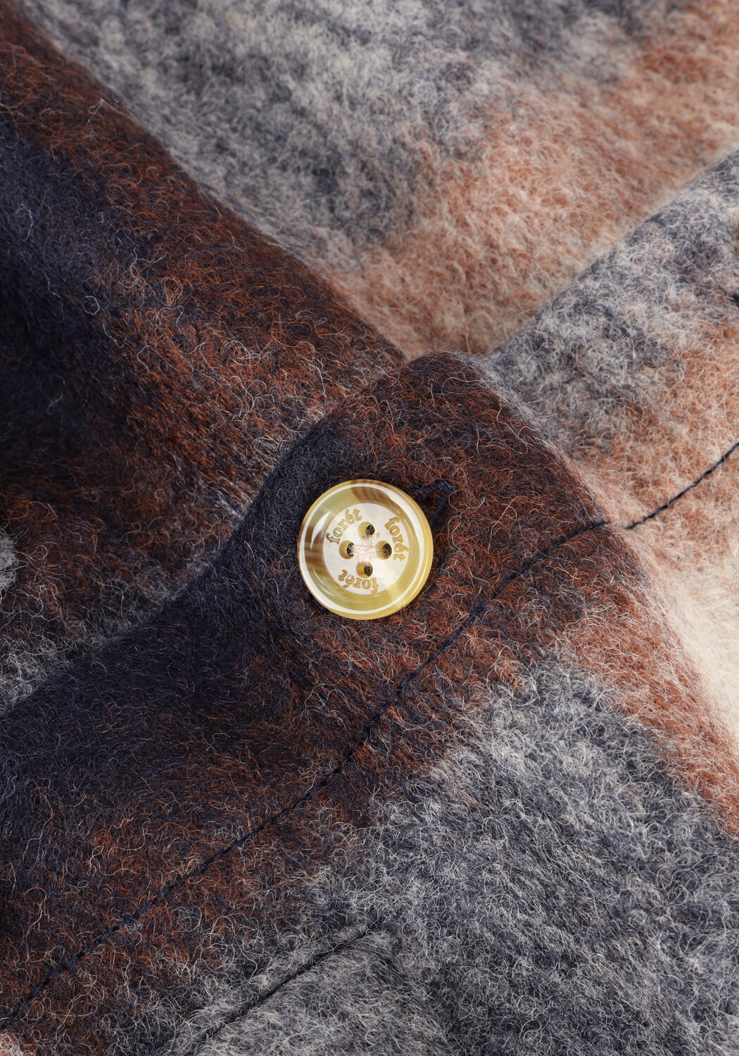 Blaue FOR&Eacute;T Overshirt IVY OVERSHIRT - large