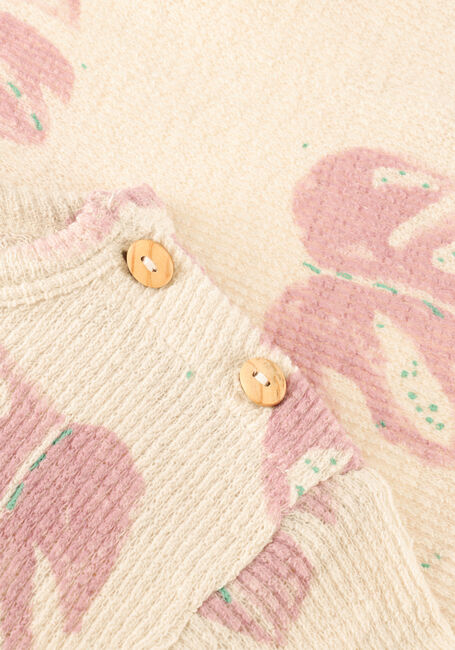 Creme PLAY UP Pullover PRINTED EMBELLISHED JERSEY SWEATER - large