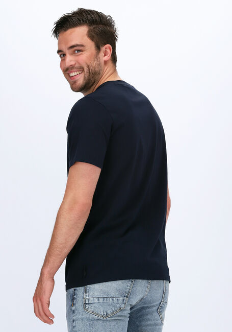 Dunkelblau SCOTCH & SODA T-shirt GRAPHIC LOGO T-SHIRT IN ORGANI - large