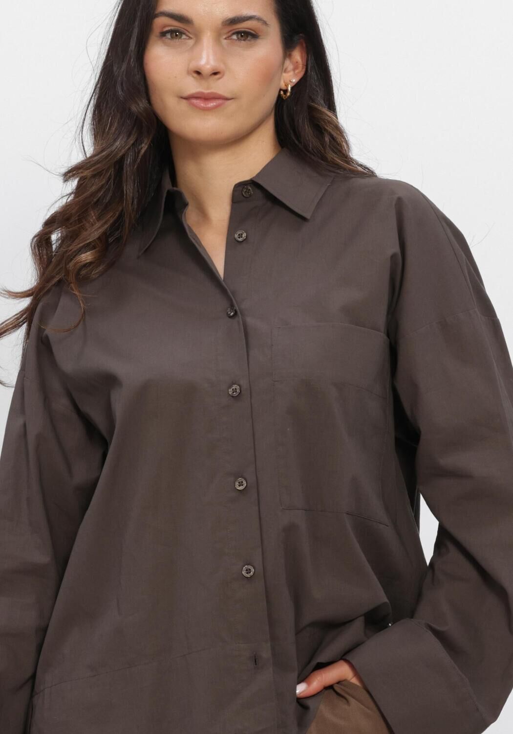 Schwarze SECOND FEMALE Blusen LANNA SHIRT - large