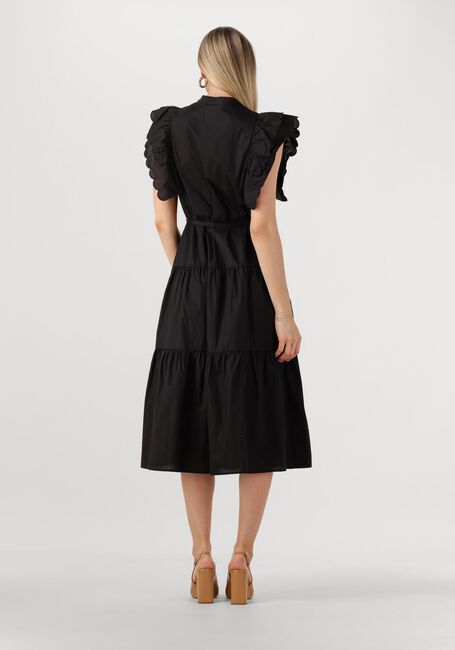 Schwarze OBJECT Midikleid OBJHOPE CHINNA RE S/S LONG DRESS - large