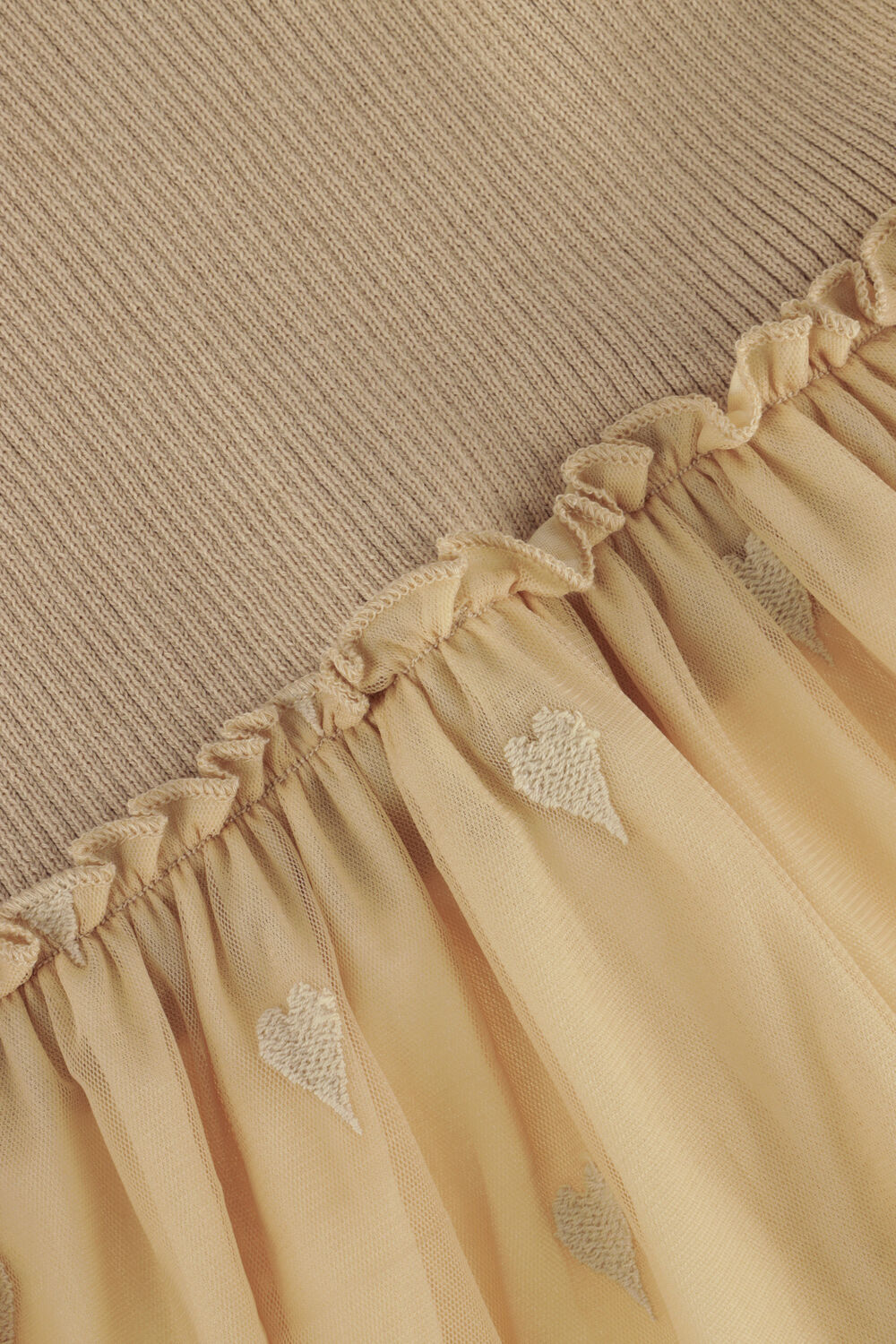 Beige TON & TON Minikleid TAVEA - large
